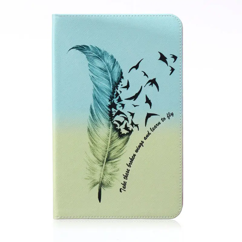 Чехол для планшета для Samsung Galaxy Tab E T560 SM-T560 T561 9,6 дюймов Smart Cover Мода Панда Сова чехол-книжка с подставкой из искусственной кожи Funda
