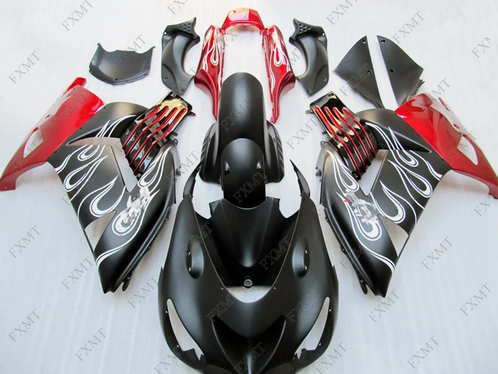 Комплекты обтекателей для Zx14r 2008 Обтекатели из АБС-пластика ZZR 1400 2006 ZZ-R1400 06 07 - 2011
