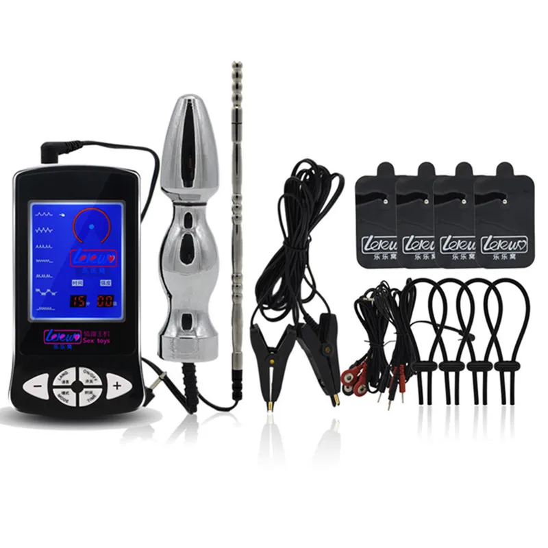 Мужские медицинские тематические игрушки с анальными пробками 4 Кольца для