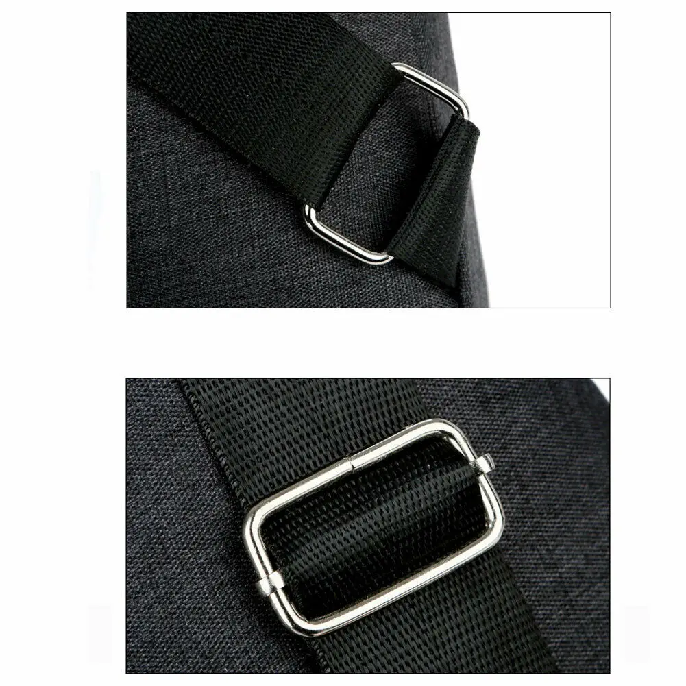 Для мужчин открытый холст спорт груди мешок Crossbody Сумка Наплечная Сумка с зарядка через usb Кемпинг курьерские Сумки