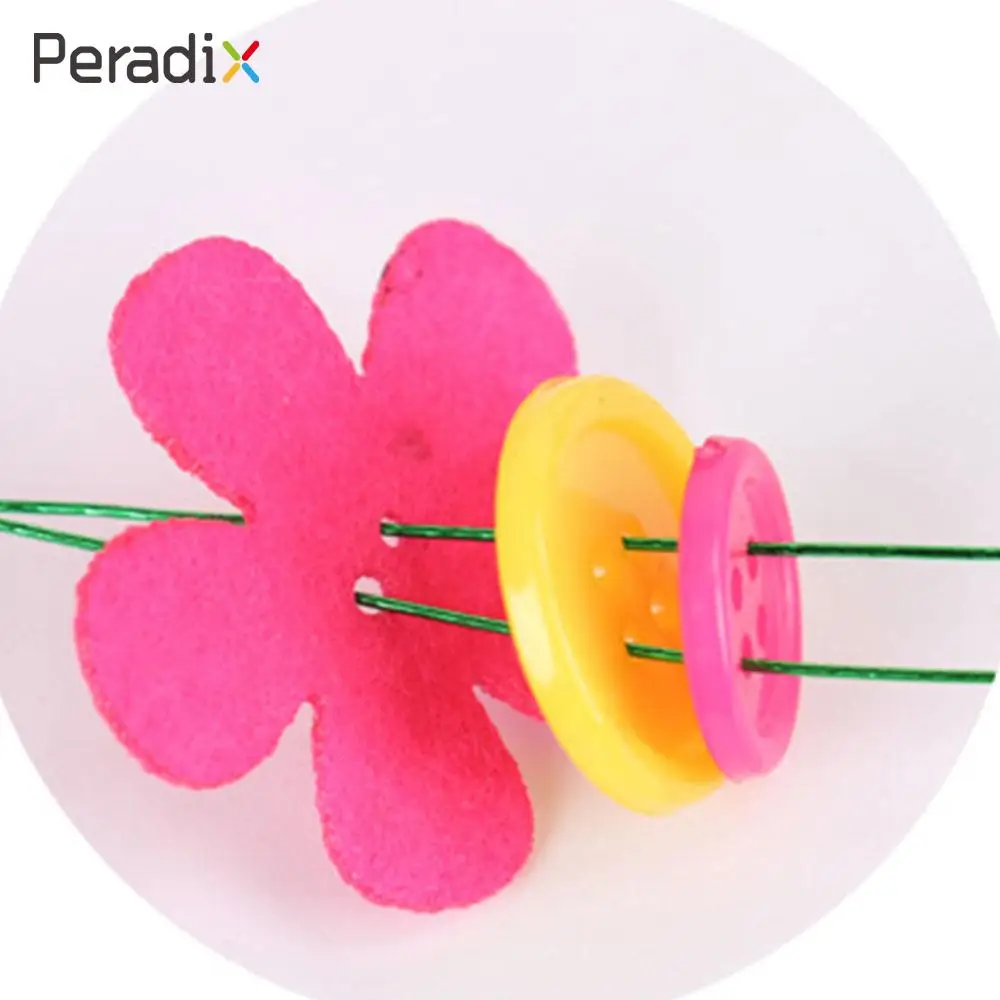 2018 Drop Shipping Buttons Bouquets Flower Small Ornaments Handmade Glass Fun Kids DIY Button Bouquet Decor | Игрушки и хобби