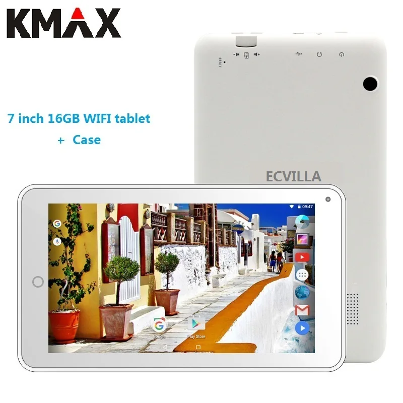 7 дюймов usb Wi-Fi android 7,0 tablet pc 4 ядра 16 Гб оперативной памяти, 32 Гб встроенной памяти TF карты ips недорогой детский планшет Android чехол для клавиатуры, 8, 9, 10, bluetooth