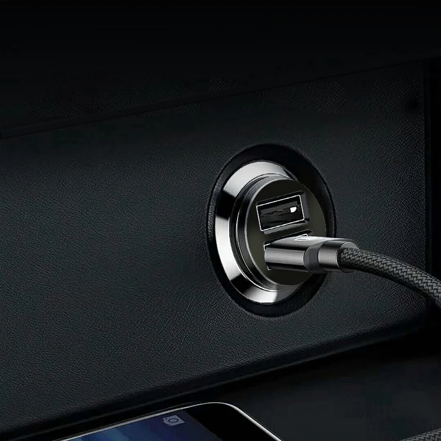 15 Вт USB Автомобильное зарядное устройство быстрой зарядки для iPhone Samsung Xiaomi