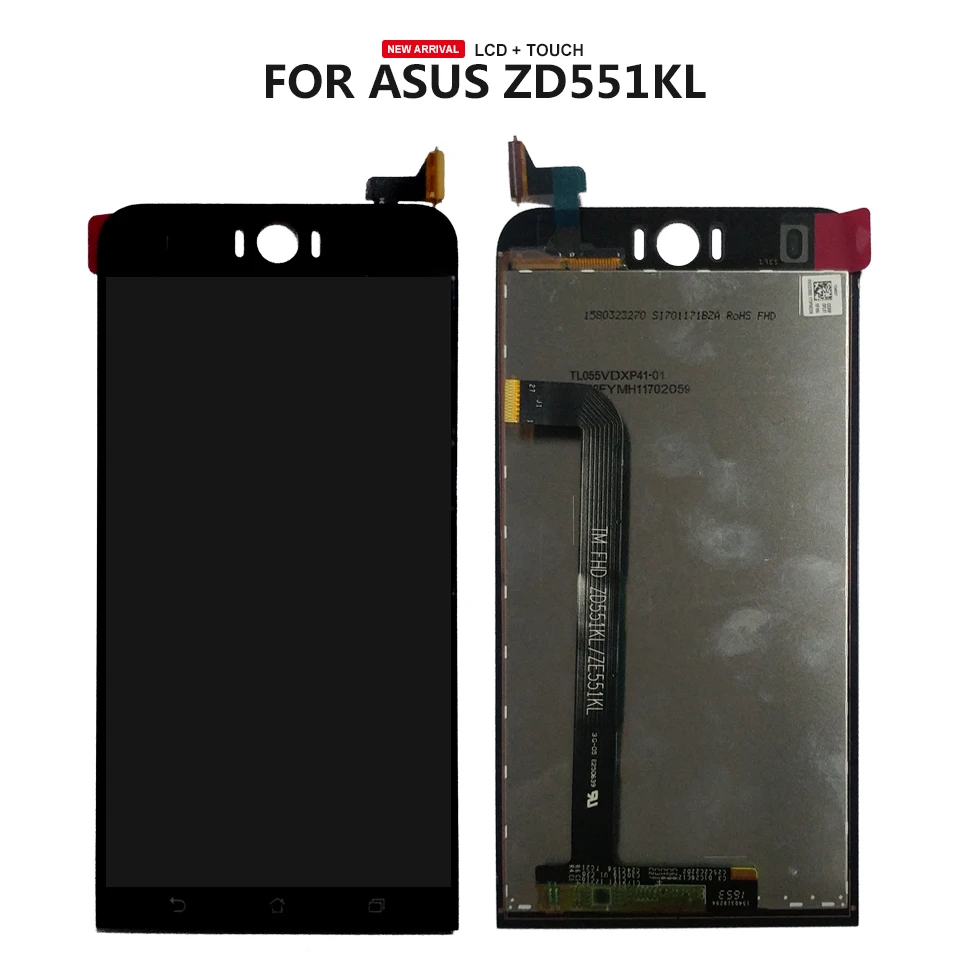 Бесплатная доставка для Asus Zenfone Selfie ZD551KL Z00UD дигитайзер сенсорный экран ЖК дисплей
