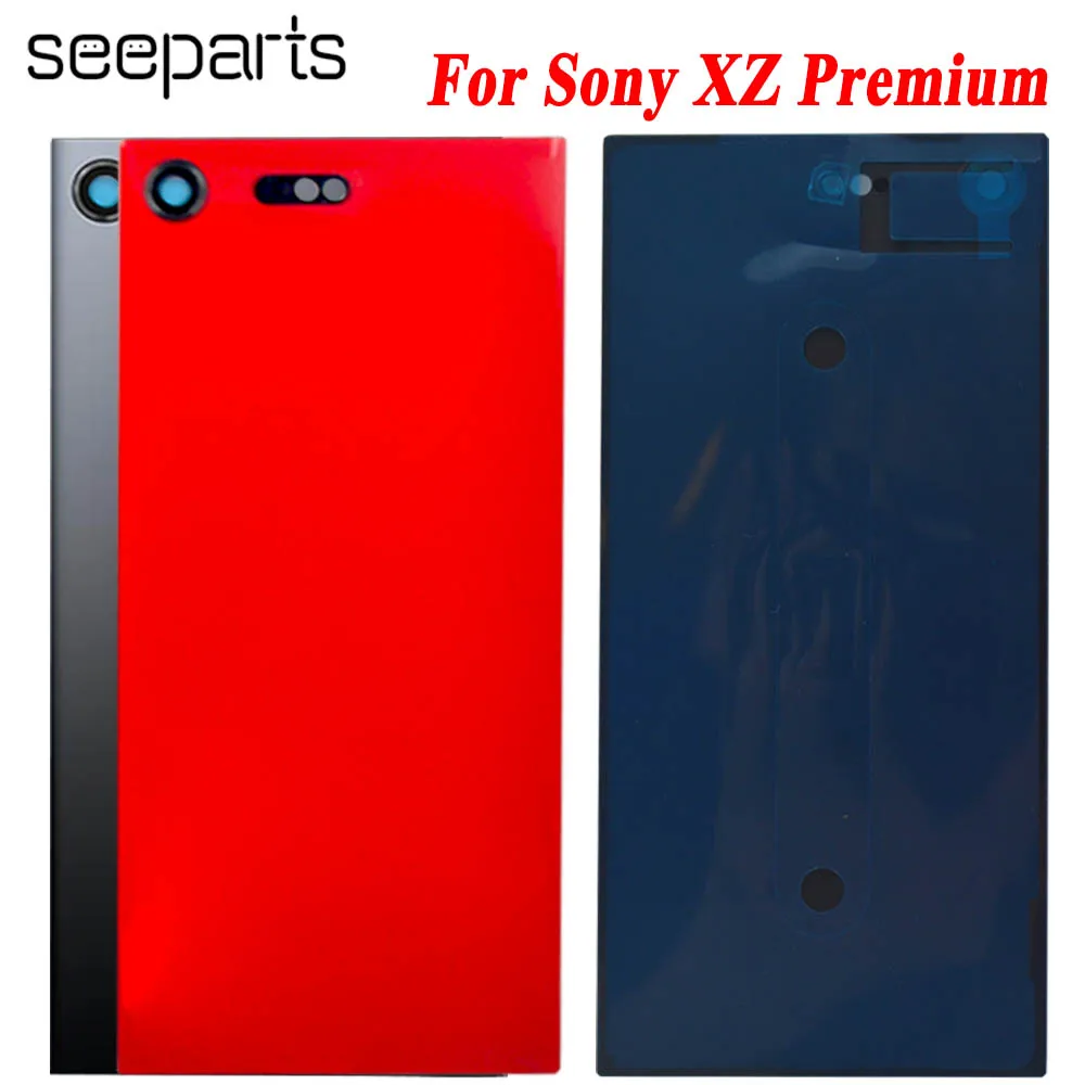 Новинка задняя крышка для Sony Xperia XZ Premium стеклянная аккумулятора корпус двери