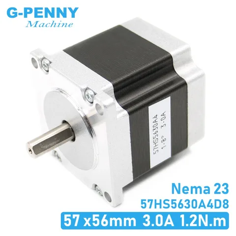 Шаговый двигатель NEMA23 57x56 3А 1,2 Нм