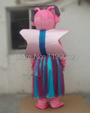 Abby Mascot Costume sesame street Abby mascot costume elmo Free shipping