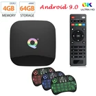 ТВ-приставка Q Plus Smart TV Box Android 9.0 4 Гб RAM 32 Гб 64 Гб ROM 6K H.265 USB3.0 Allwinner H6 PK MX10 PRO H96 телеприставка