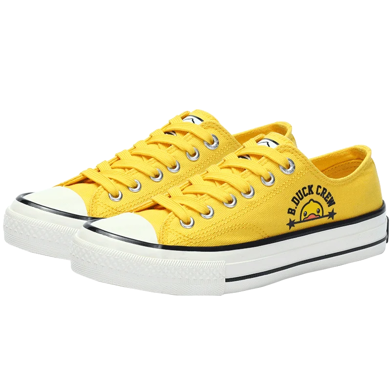 Hot style yellow duck fashion lady artistic youth board shoes Comfortable breathable upper with non-slip and wear resistant sole | Спорт и