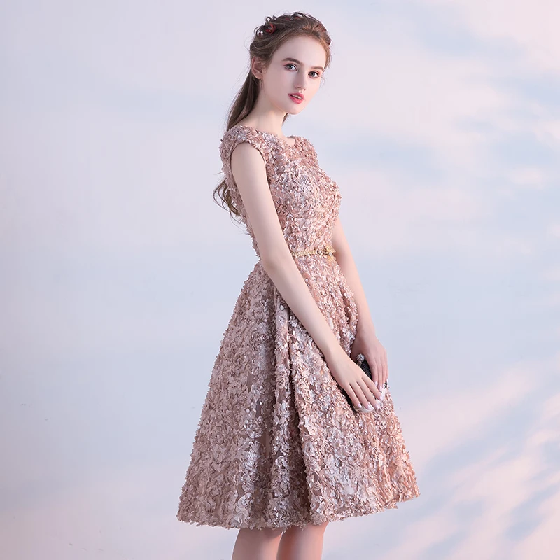 weiyin Real Photo 2020 New Prom Dress In Stock Evening Gown A-line Lace Formal Wedding Party Dresses WY415 | Свадьбы и торжества