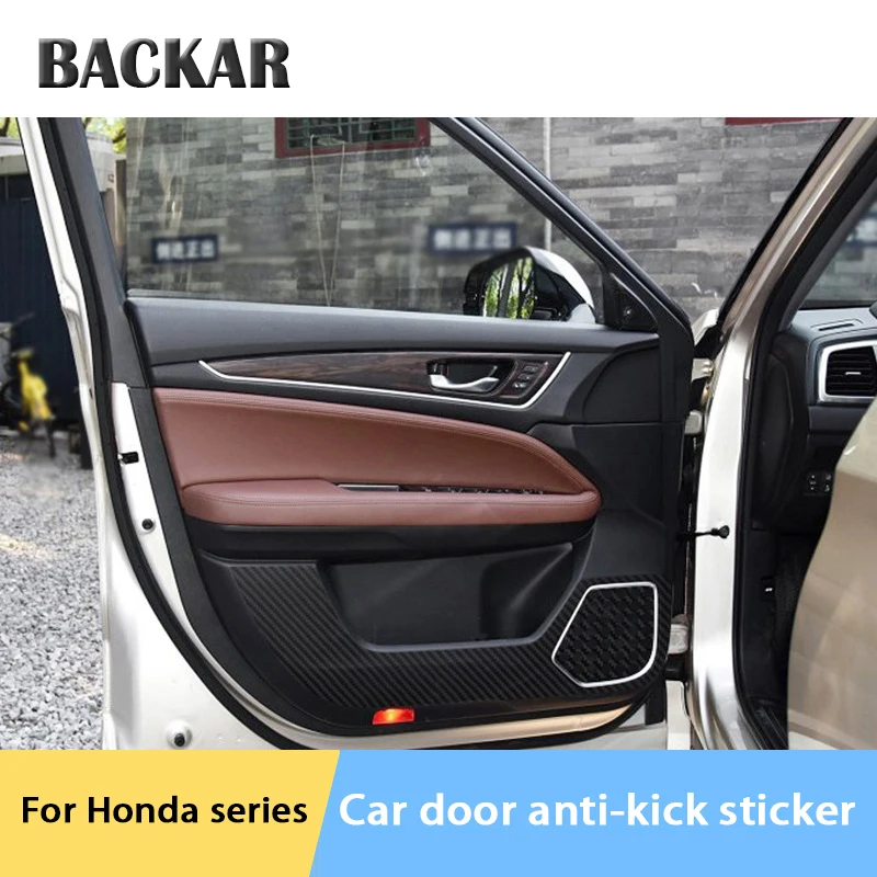 Стайлинг Barkar автомобильные наклейки дверной противоударный коврик для Honda UR V Jade