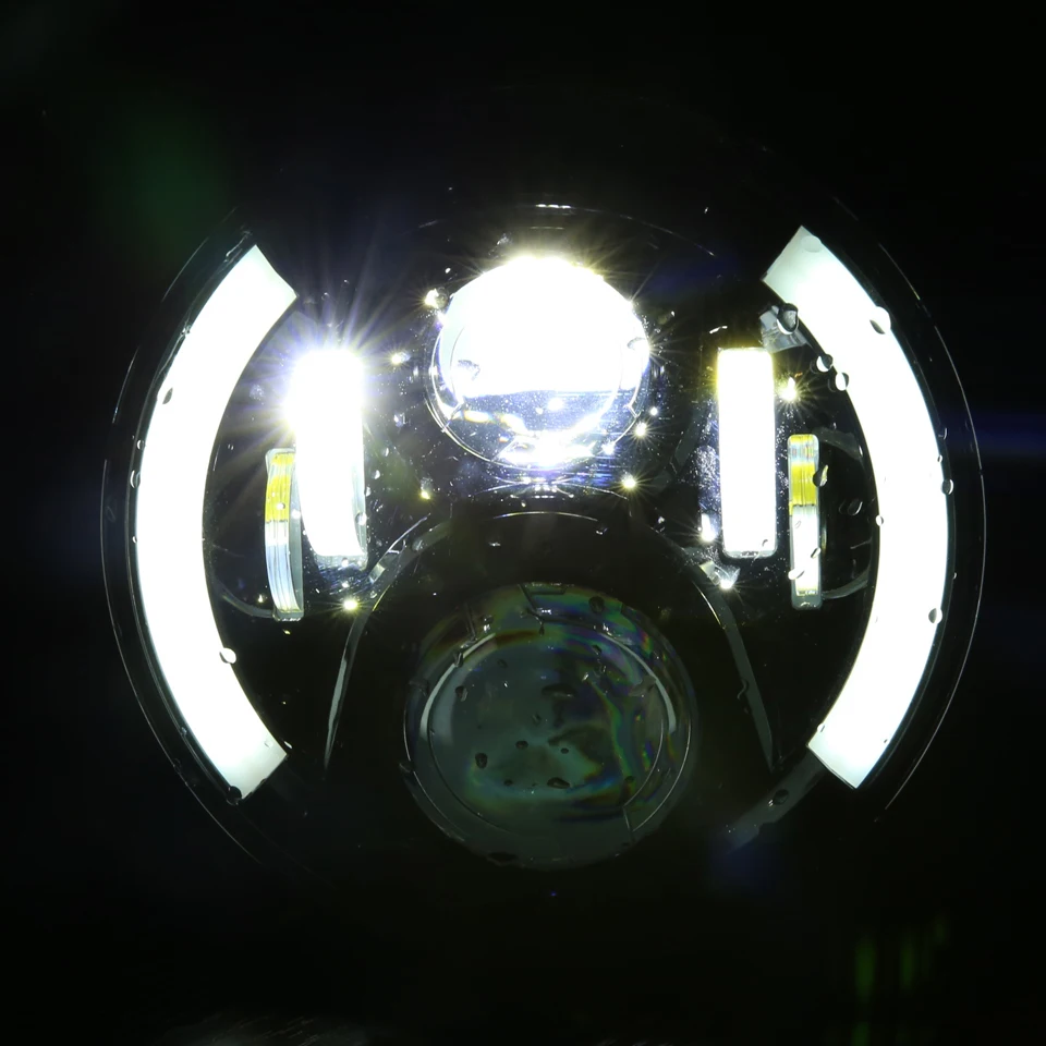 Для Лада Нива 7 светодиодный LED галогеновые фары с днем бег свет и поворотов лампы