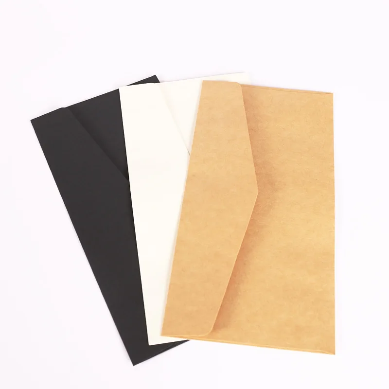 

10 pcs/lot 22*11cm Retro Vintage Kraft Paper Envelopes Scrapbooking Paper For Card commemorate Gift 3 color