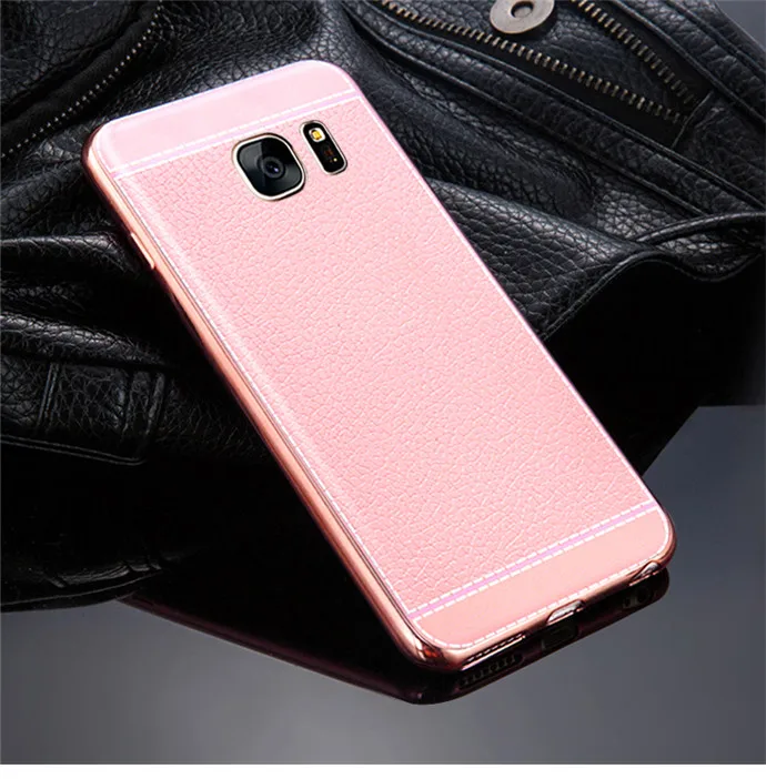 pink Для Samsung Galaxy S8 S9 S10 Plus S6 S7 edge силиконовая Мягкая термополиуретановая крышка-чехол для Galaxy S10E покрытие бампер кожаный чехол для телефона - Цвет: pink