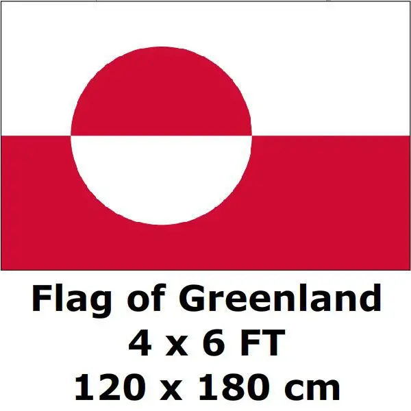 Гренландский Флаг 120x180 см Гренландские флаги и баннеры Greenlander баннер со