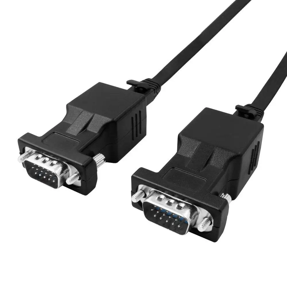 Удлинитель сетевого кабеля NUOLIANJXIN Cat5/Cat6/RJ45 VGA сетевой кабель с 15-контактным