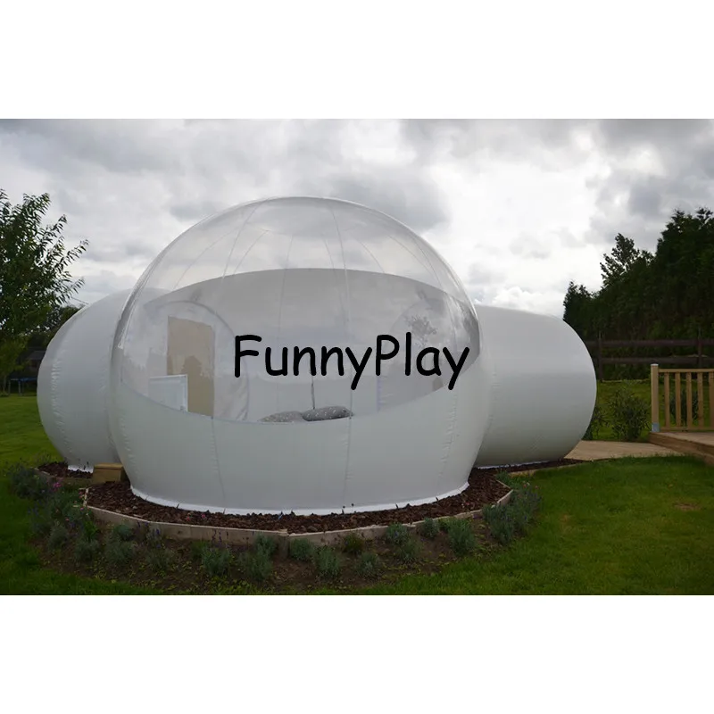 Горячие продажи коммерческих 2 номер ясно надувные газон шатер пузыря с