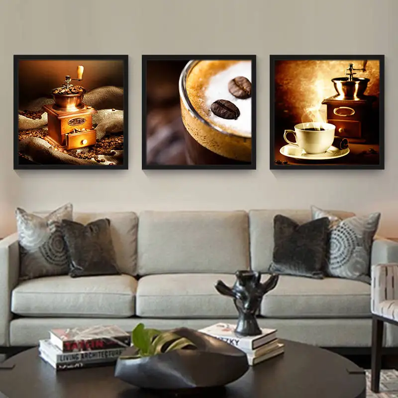 Ретро кофе Холст Картина постер настенные фотографии для гостиной куадро decoracion