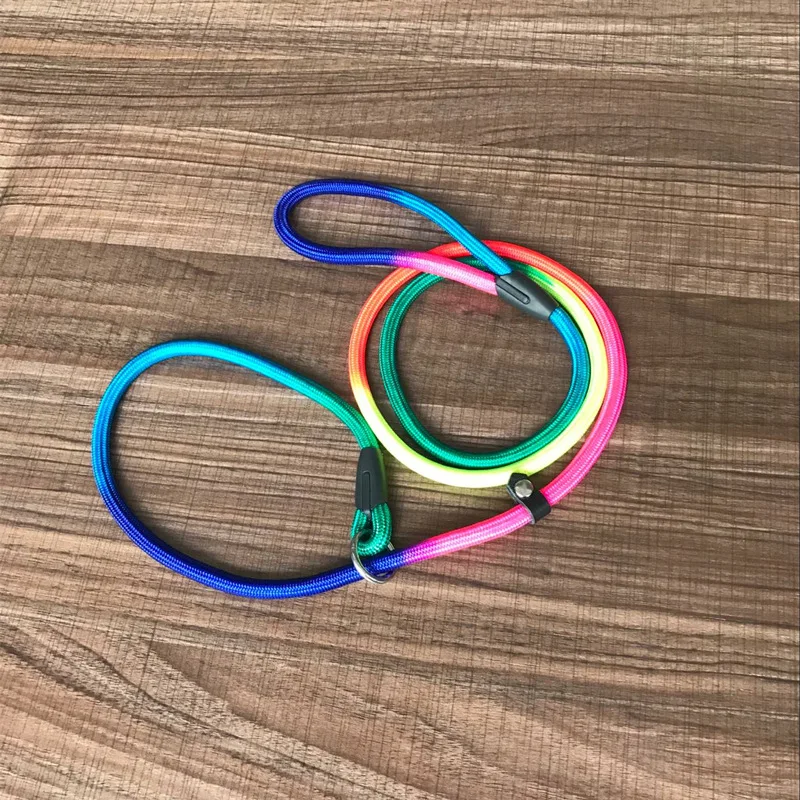 Поводок для собак Rainbow P цветной нейлоновый поводок маленьких и средних
