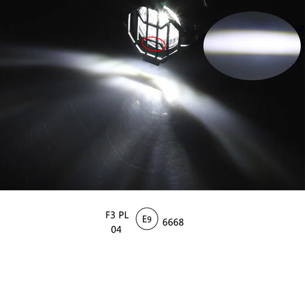 Дополнительная светодиодная фара дальнего света 40 Вт с защитной защитой для