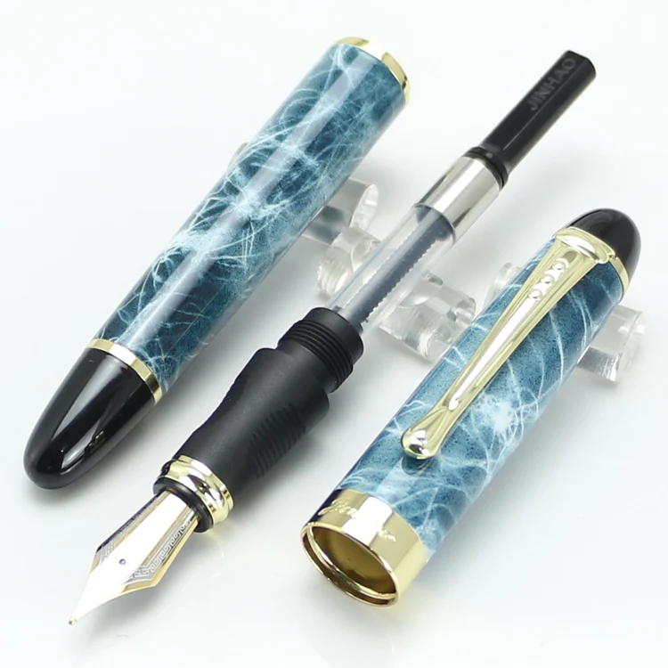 Ручка перьевая Jinhao X450 iraurita металлическая Роскошная ручка с золотым зажимом