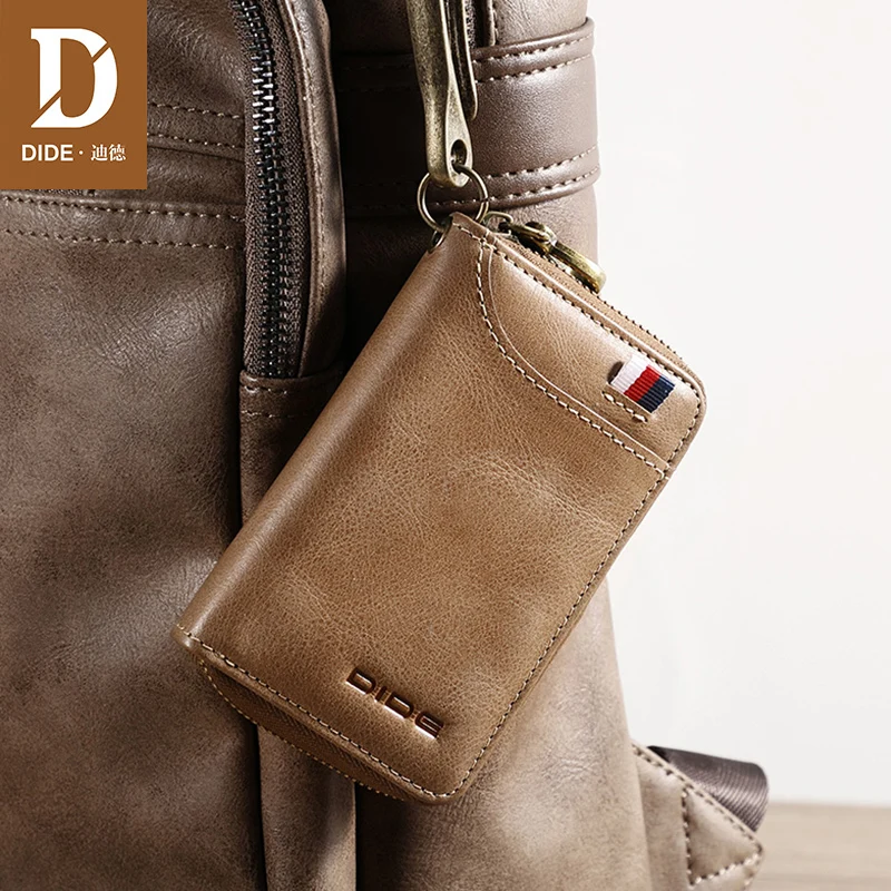Модные кошельки DIDE из натуральной кожи для автомобильных ключей мужской