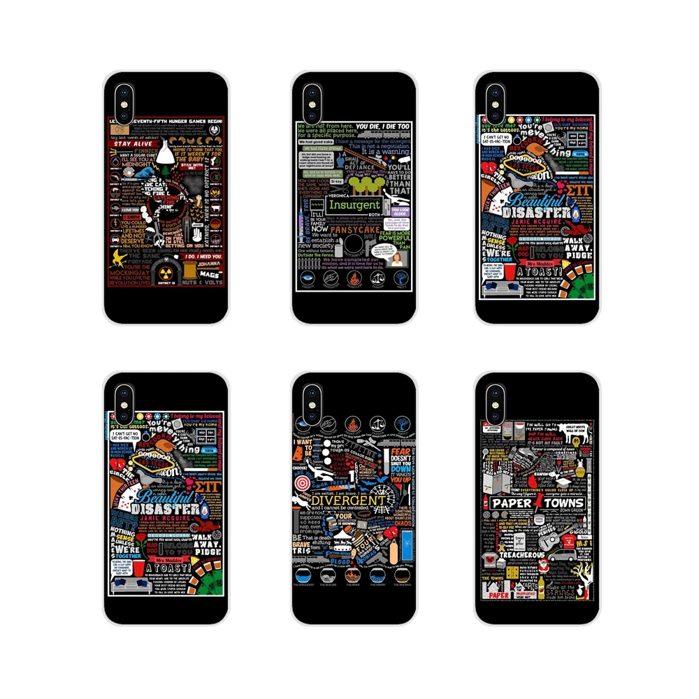 Divergent All Quote Tris Collage для Huawei Mate Honor 4C 5C 5X 6X 7 7A 7C 8 9 10 8C 8X 20 Lite Pro аксессуары чехол