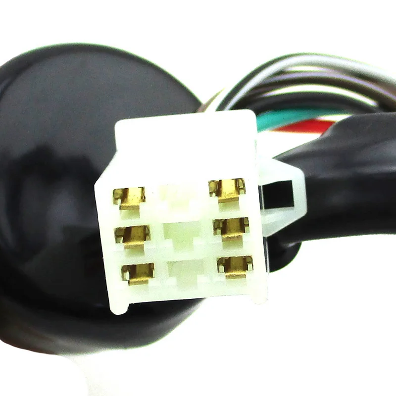 XLJOY 6 wire Pin On Lock переключатель ключа зажигания + 2 для Meerkat Kazuma 50cc 70cc 90cc 110cc 125cc ATV Quad 4