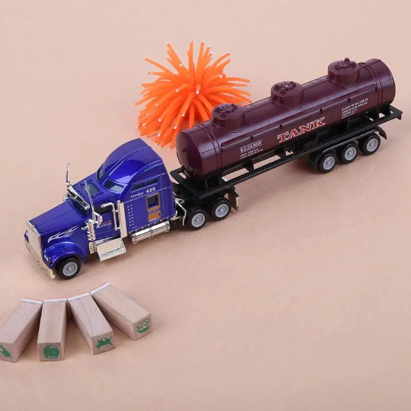 1: 65 Американский грузовик Контейнер автомобиль игрушки модель сплава моделирования модель автомобиля игрушка классический ребенок дети играть интересные игрушки