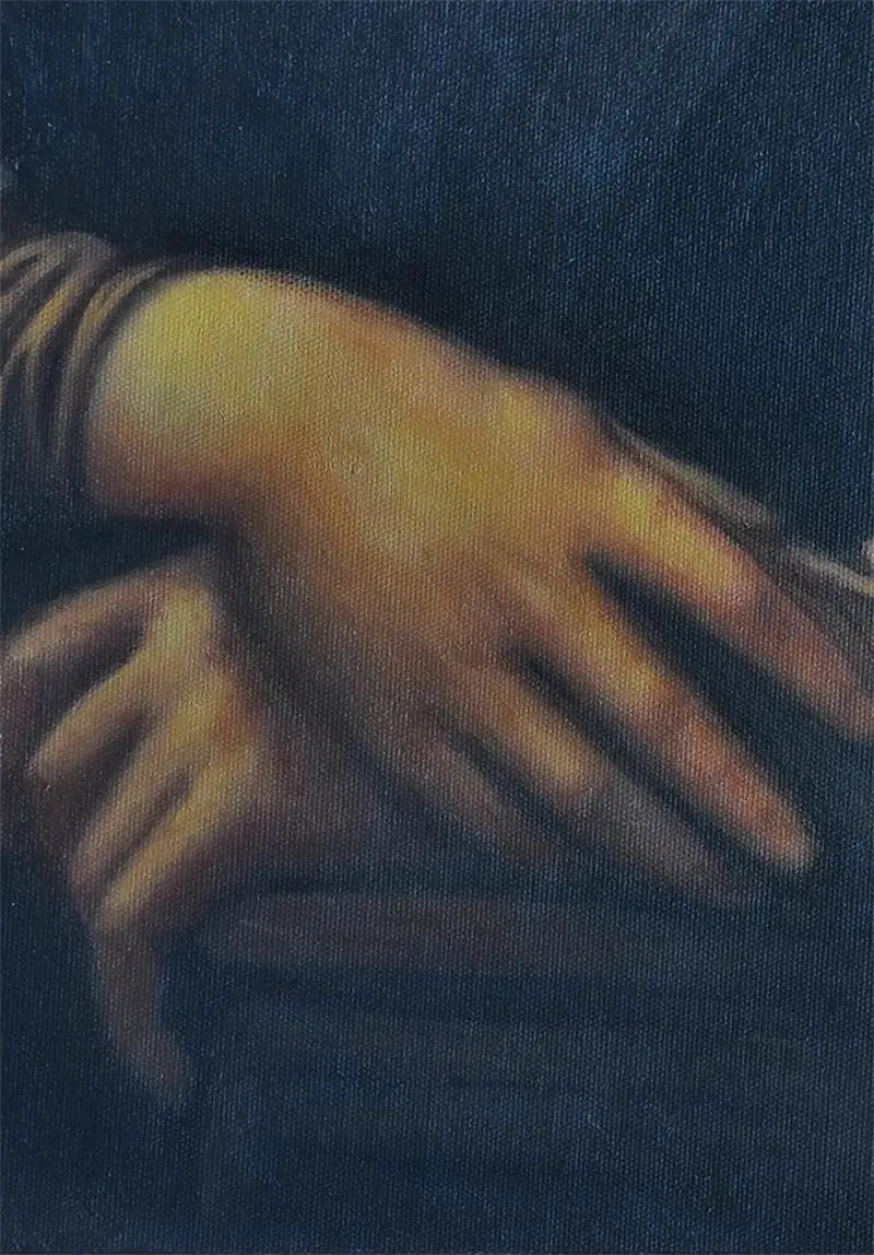 Ручная роспись Италия Знаменитые Картины маслом Репродукция Leonardo Da Vinci Mona Lisa