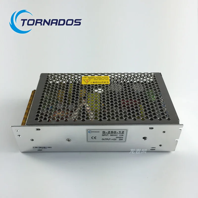 AC 380V вход 12V 20 выход 250W импульсный источник питания высокой надежности