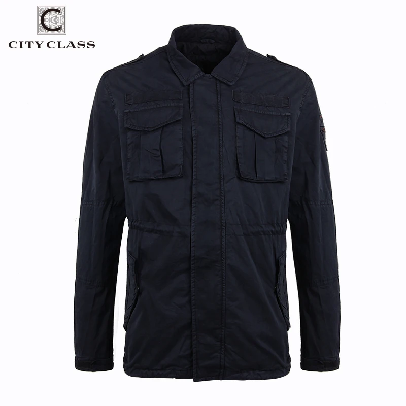Популярная мужская куртка городского класса ветровка из 100% промытого хлопка