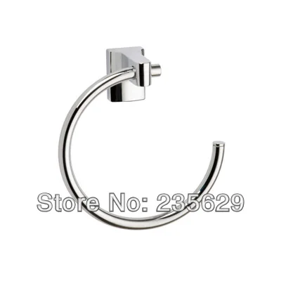 

Бесплатная доставка, высококачественное кольцо для полотенца, аксессуары для ванной комнаты с хромированной отделкой, современные кольца ...