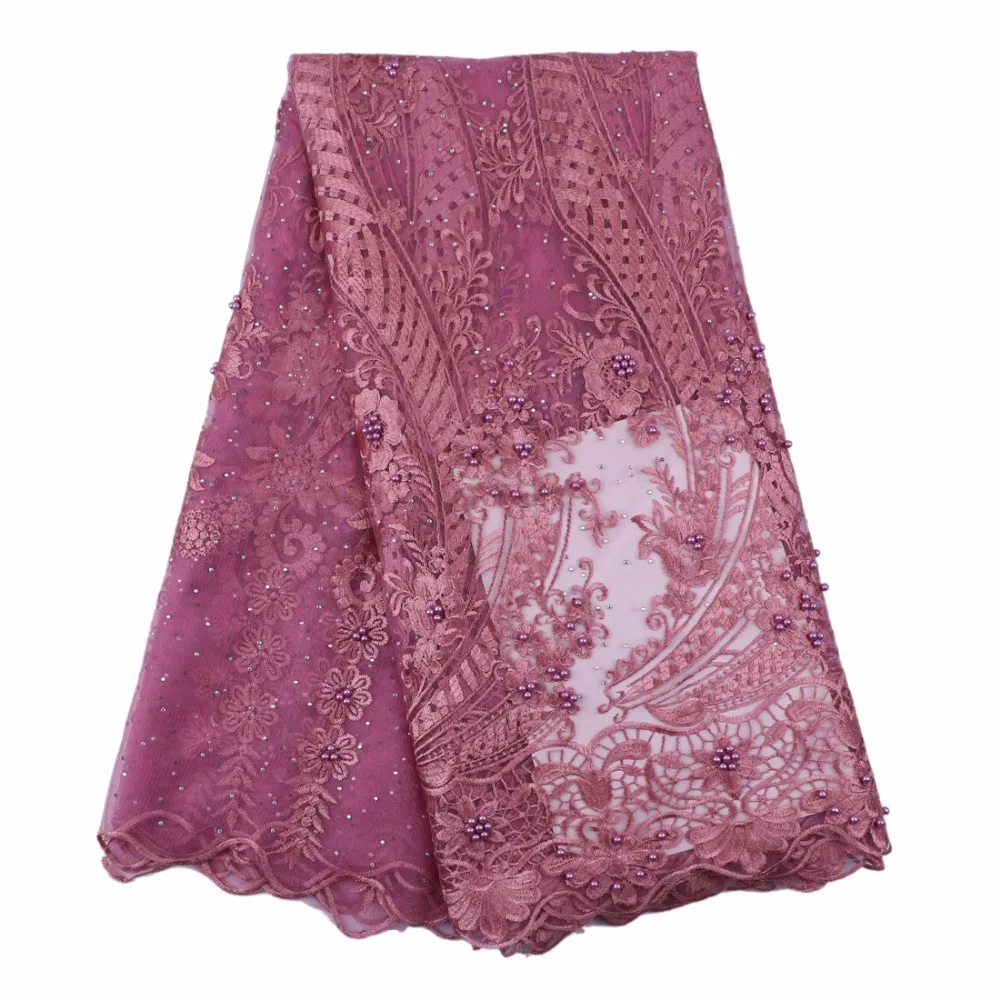 2017 высокое качество камень Бусины шнура Африки чистая Швейцарский Кружево