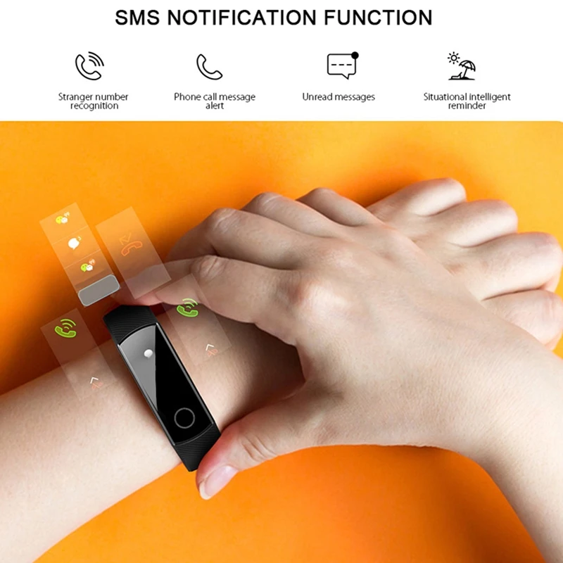 Huawei Honor Band 4 фитнес-браслет, водонепроницаемый, для плавания, для определения осанки, пульса, сна, оснастки, смарт-браслет, фитнес-трекер, Reloj