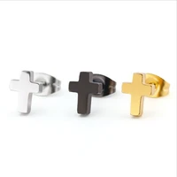 brief stud earrings for men 316l stainless steel earring ip plating no fade allergy free good quality jewelry
