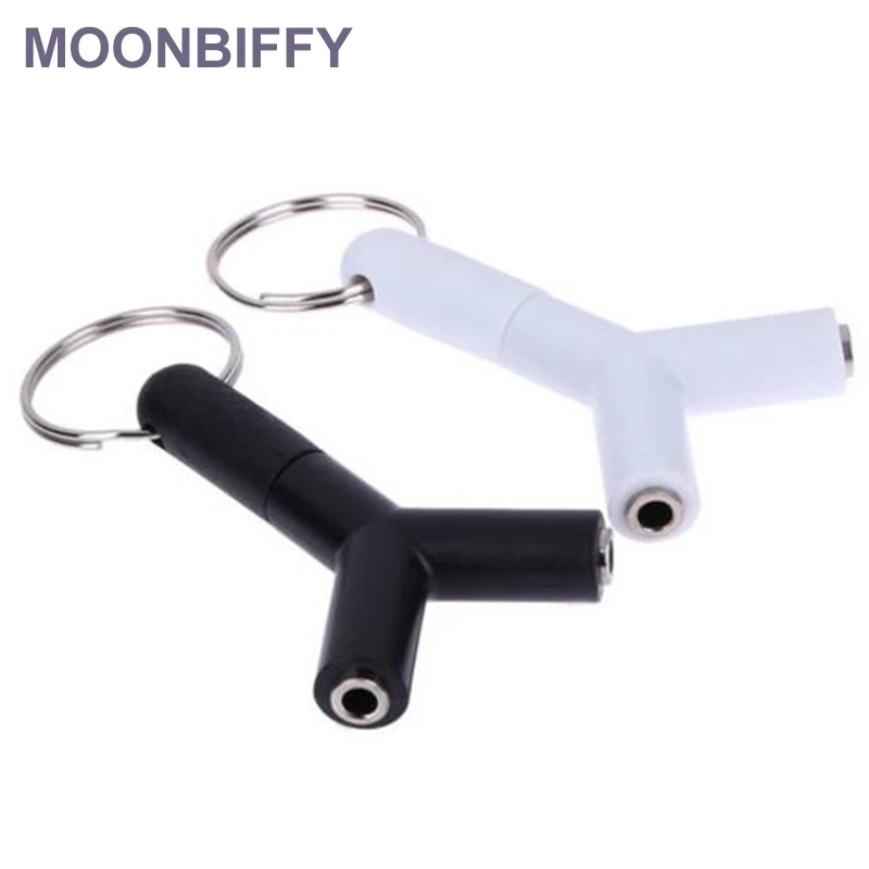 MOONBIFFY Y Тип 3 5 мм разъем для наушников с двумя разъемами разделители | Электроника