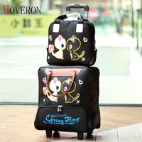 fashion women trolley luggage rolling suitcase travel hand tie rod suit casual rolling case travel bag wheels luggage suitcase