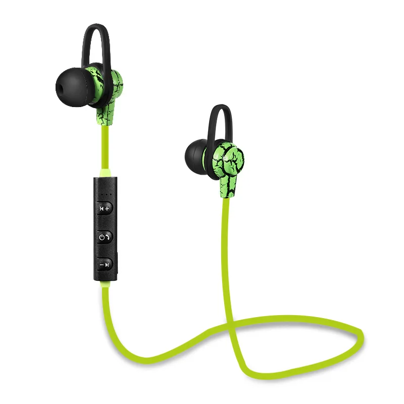 Новый мини трещины Bluetooth наушники спортивные Беспроводной гарнитура музыке