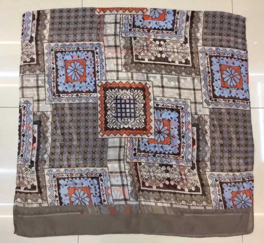 Мода красочные шаль элегантный осень индивидуальные вискоза леди шарф |