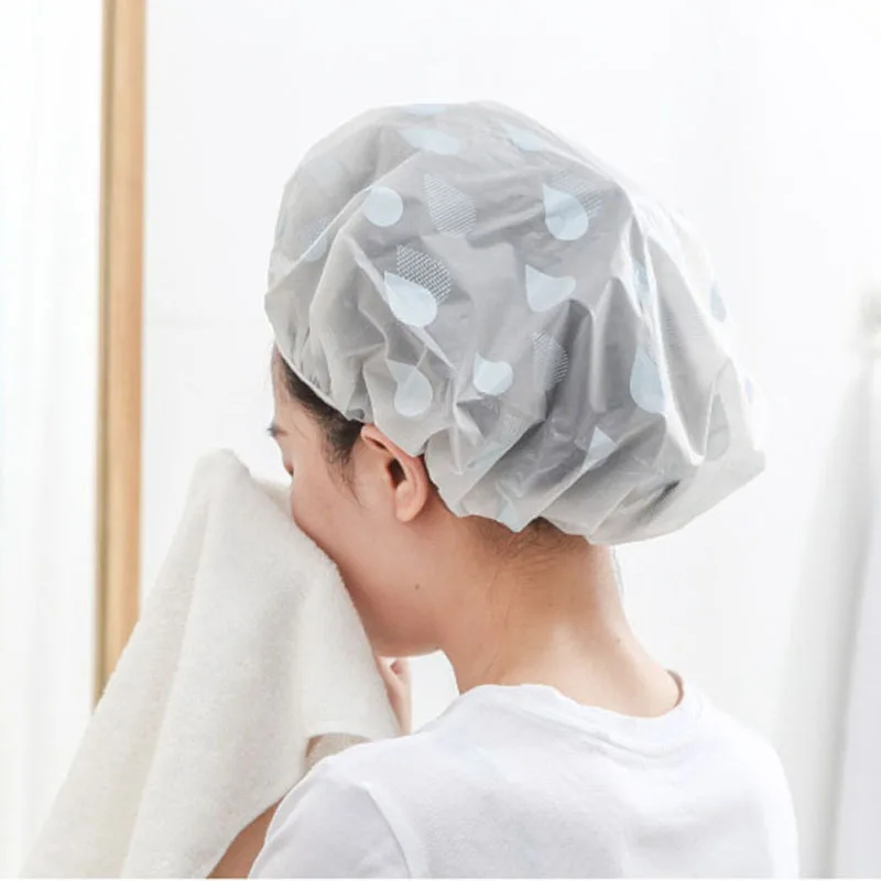 

050 Fashion EVA waterproof bathing cap adult female bath shower cap shower head cap 37*40.4cm
