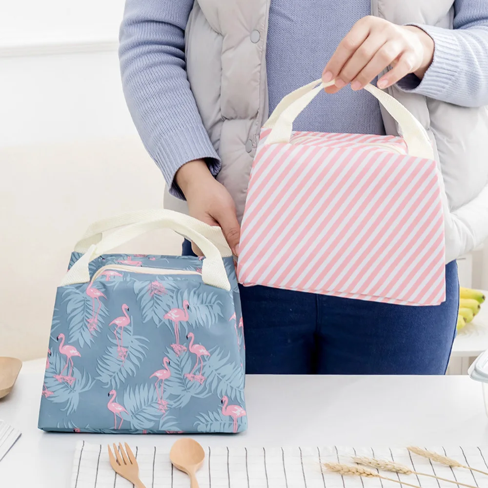 Утолщенные сумки для обеда женщин и девочек Bento Tote Детская Водонепроницаемая
