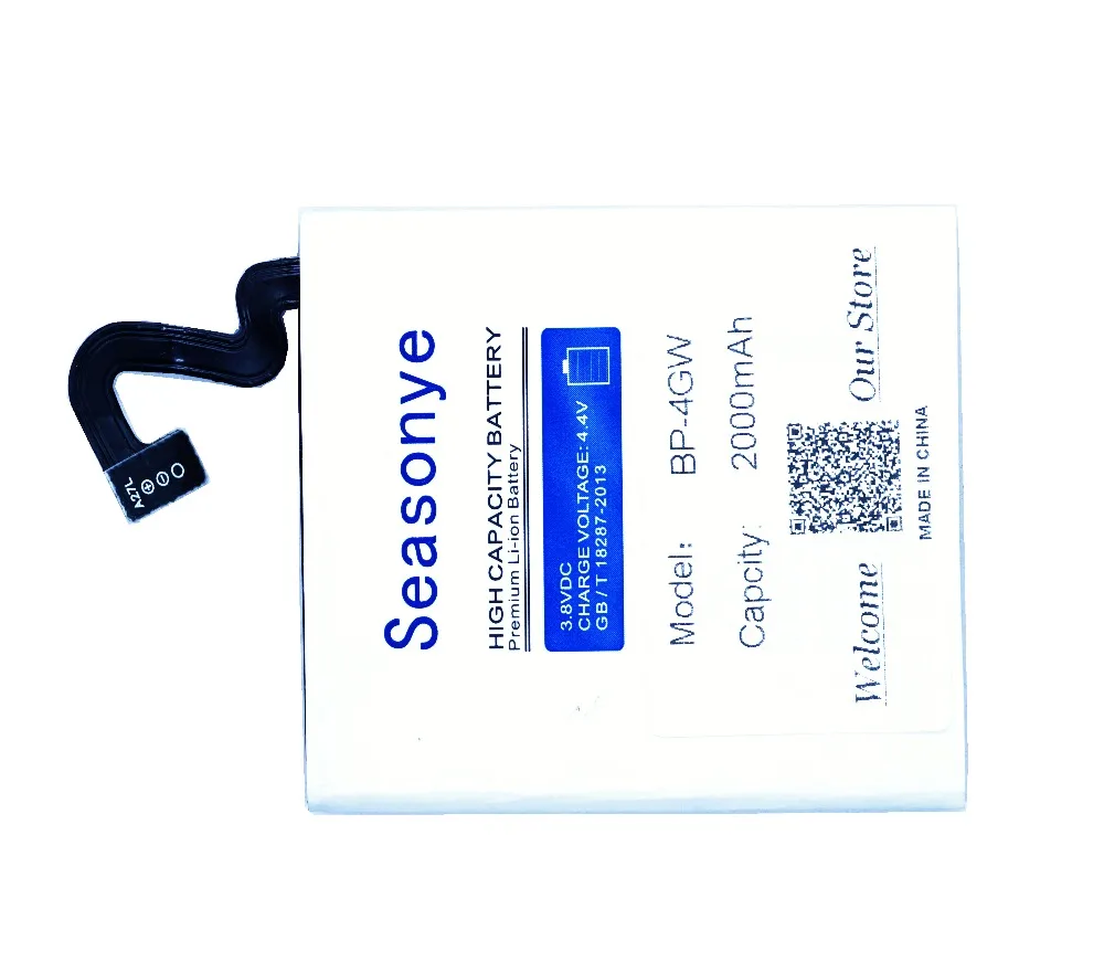 Seasonye 2000mAh / 7.4Wh BP-4GW BP4GW BP 4GW Phone Replacement Battery For Nokia lumia 920 920T Batterie Bateria Batterij | Мобильные
