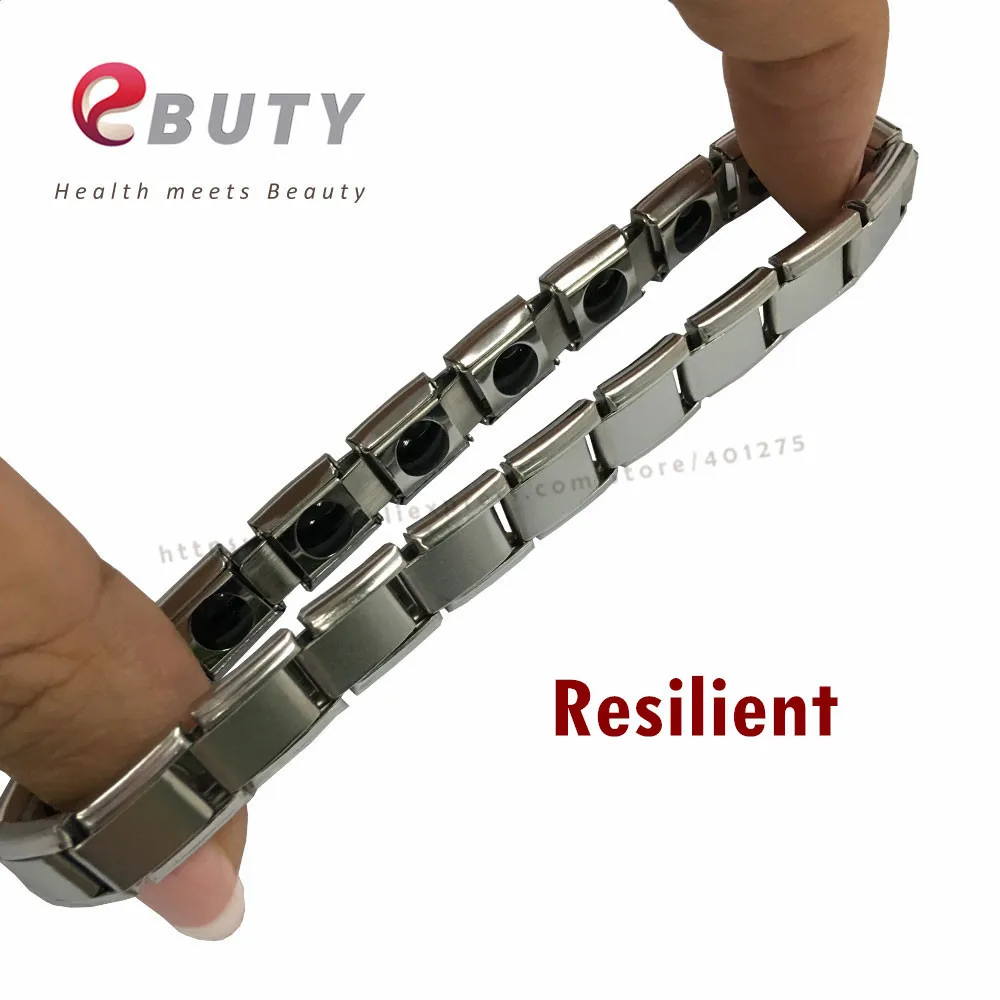 Модный браслет EBUTY из нержавеющей стали спортивный энергетический здоровье
