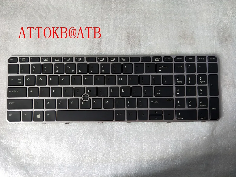 Английский/испанский для hp EliteBook 850 G3 755 G3 G4 американская, с задней подсветкой Клавиатура ноутбука