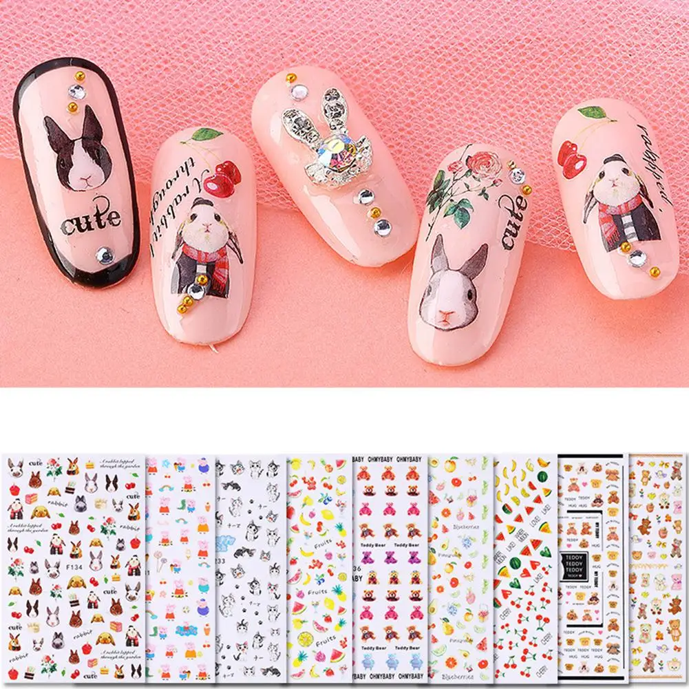 Хоббилан DIY наклейки для ногтей мультфильм дизайн Советы Красота Наклейка | и