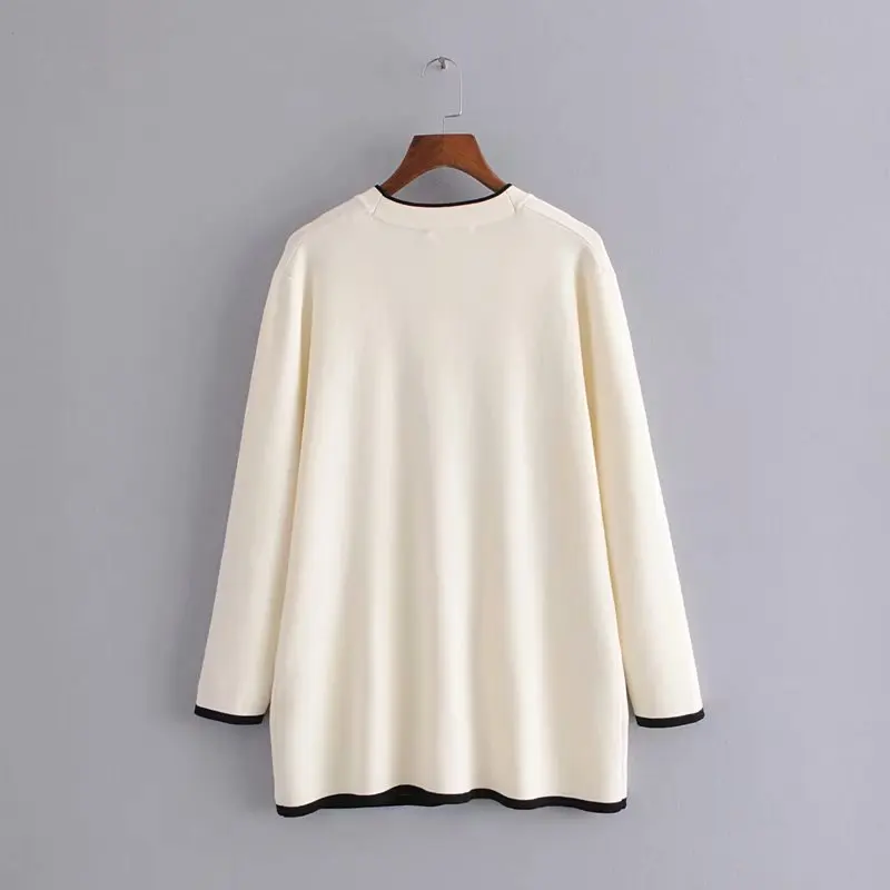 Осенне зимний женский Повседневный Вязаный Кардиган с длинным рукавом новинка