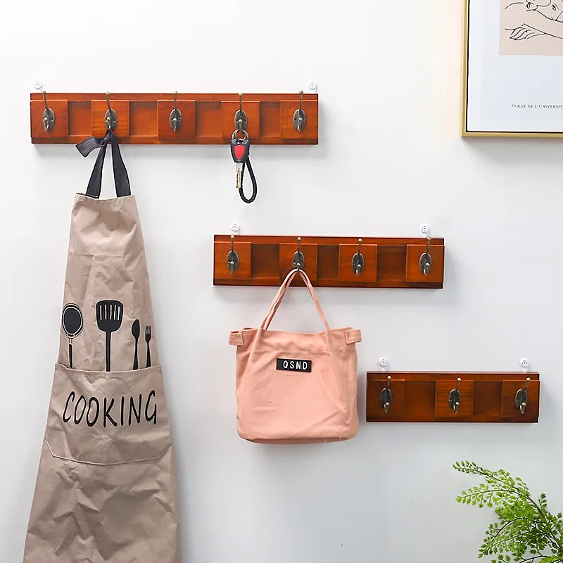 Креативные деревянные крючки в американском стиле ретро ностальгические резные