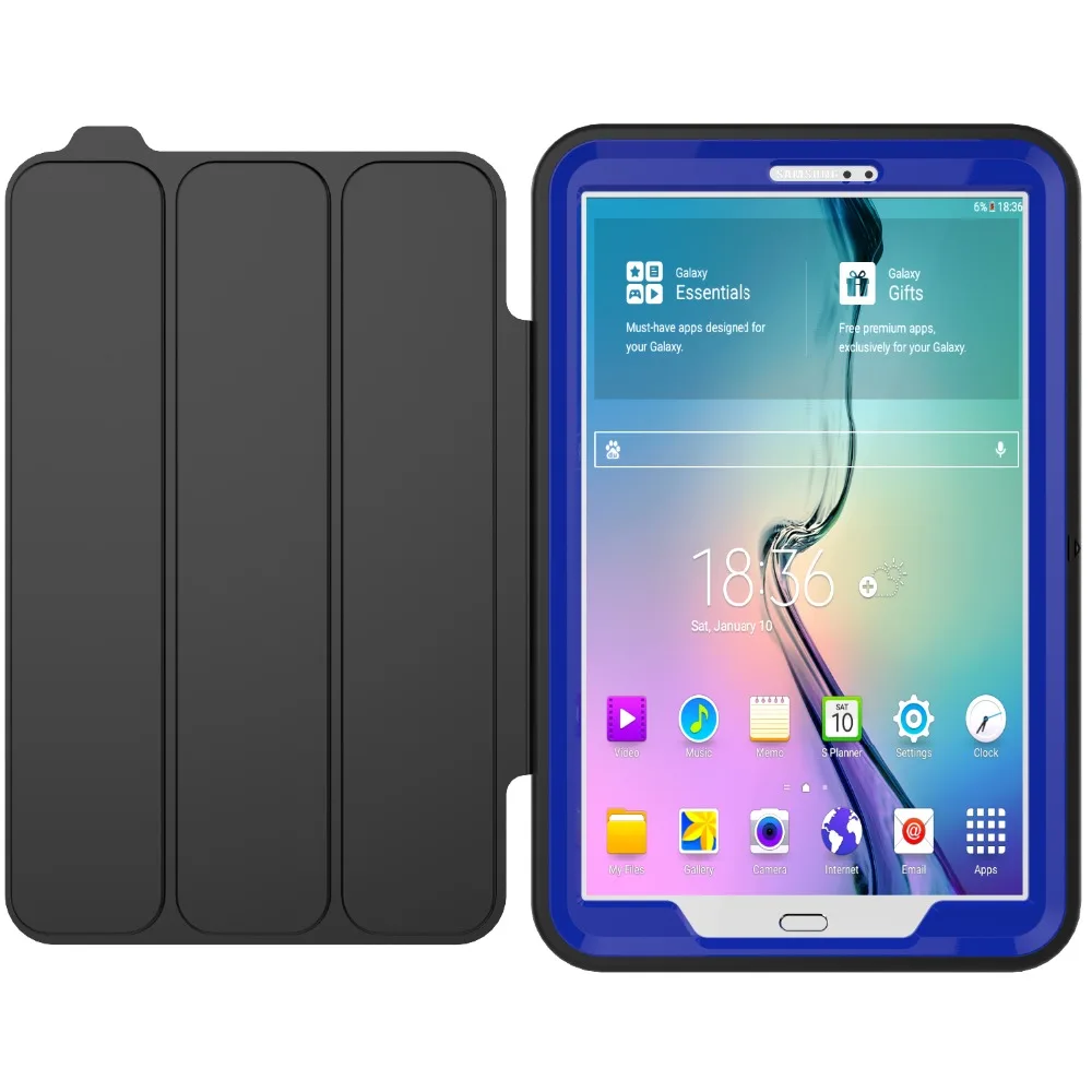 Чехол Kemile для Samsung Tab A T580 T585 детский чехол с 3 изоляциями автоматическим