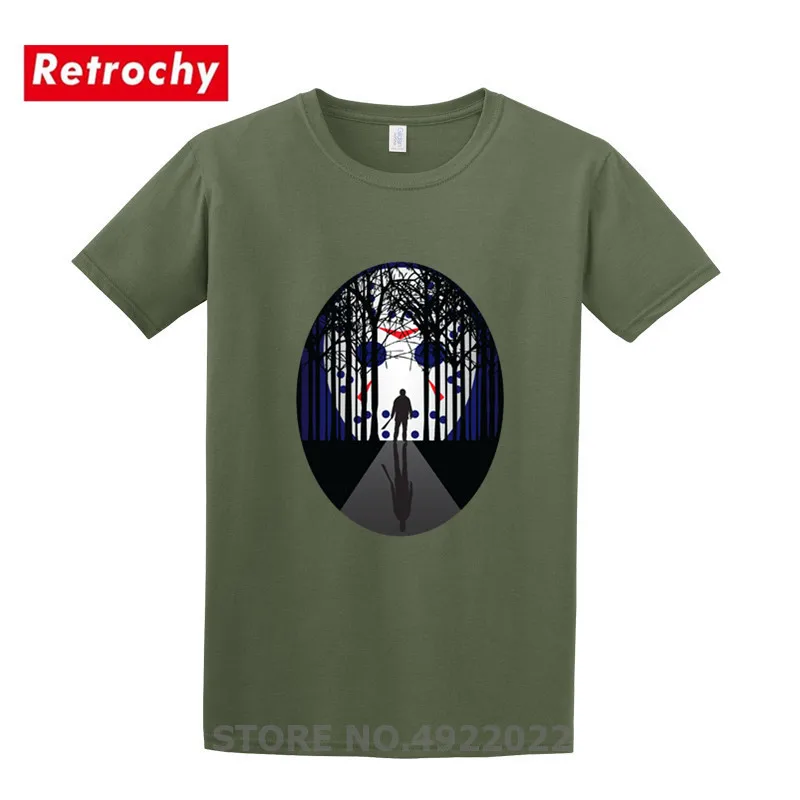 Jason Voorhees/футболка с XS-3XL из фильма ужасов пятница 13 Мужская футболка забавной